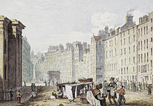 Lawnmarket by Swarbreck (attr) 1827